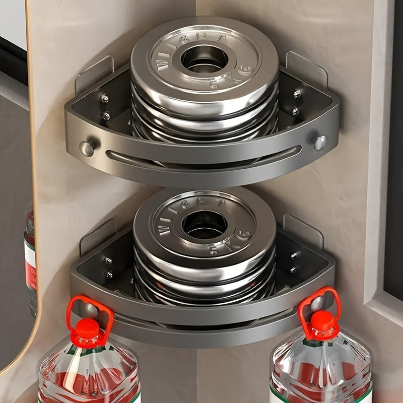 Self-adhesive bathroom shelves without drilling | Set of 2