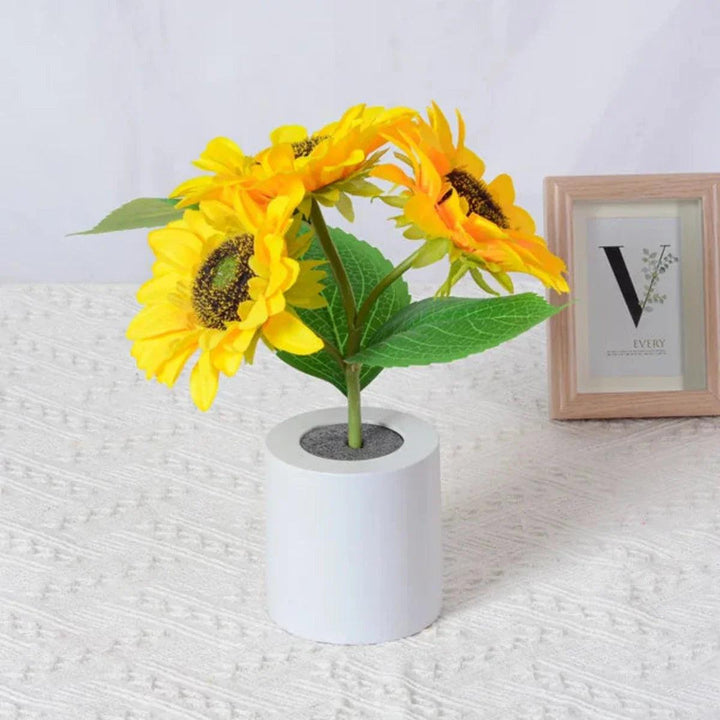 Sunflower Lamp | Oplaadbare LED Nachtlamp | Sfeervolle Decoratie