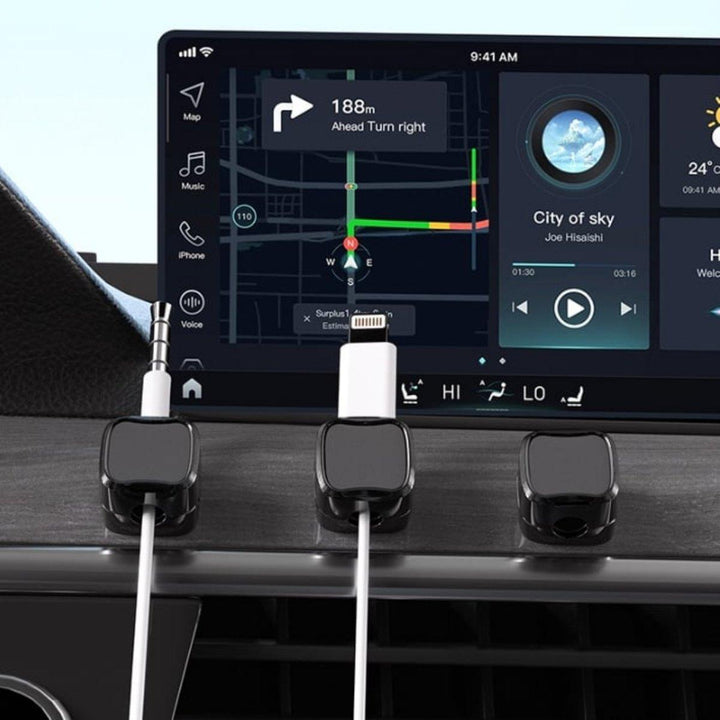 KabelFix | Clips magnétiques pour câbles | Ensemble de 6 pièces pour une gestion organisée des câbles