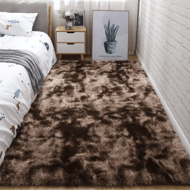 Tapis en peluche douce | Tapis moderne avec dessous antidérapant | 80×200 cm