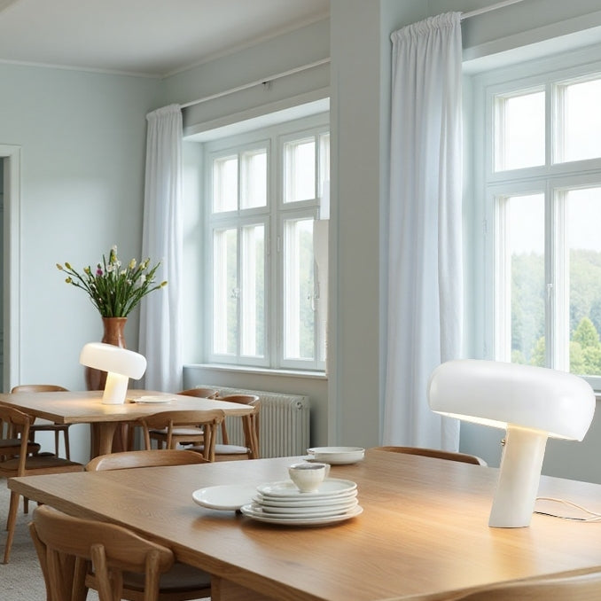 Nordic Snoopy™ | Lampe de table au design marbré