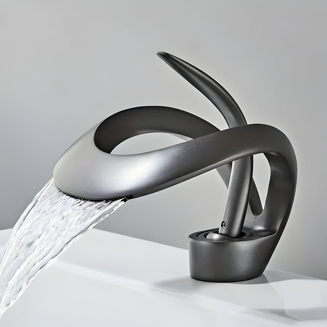 AquaGleam™ Robinet de salle de bain – Design minimaliste avec commande monocommande