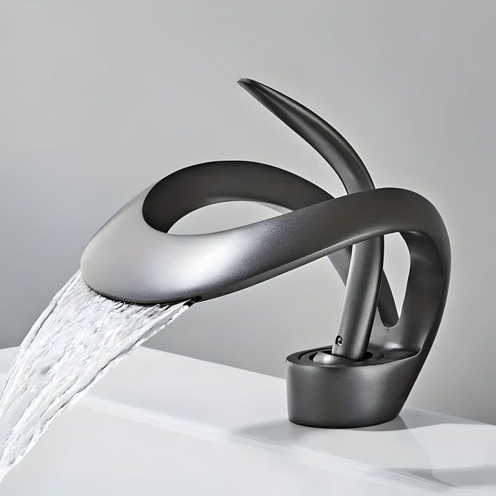 AquaGleam™ Robinet de salle de bain – Design minimaliste avec commande monocommande