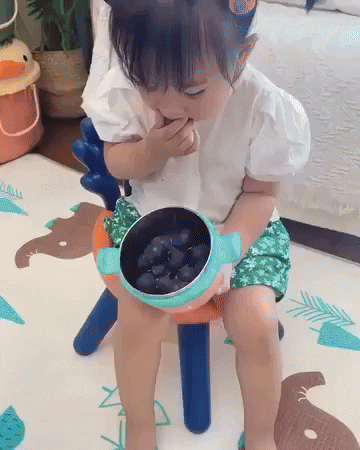 KnoeiMaatje™ | Bol Anti-Débordement 360° | Idéal pour Bébés et Tout-Petits