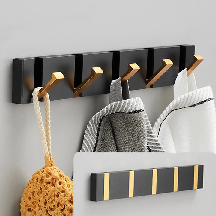 StijlSpace Luxe Crochet Mural Pliable | Minimaliste & Durable en Acier Inoxydable