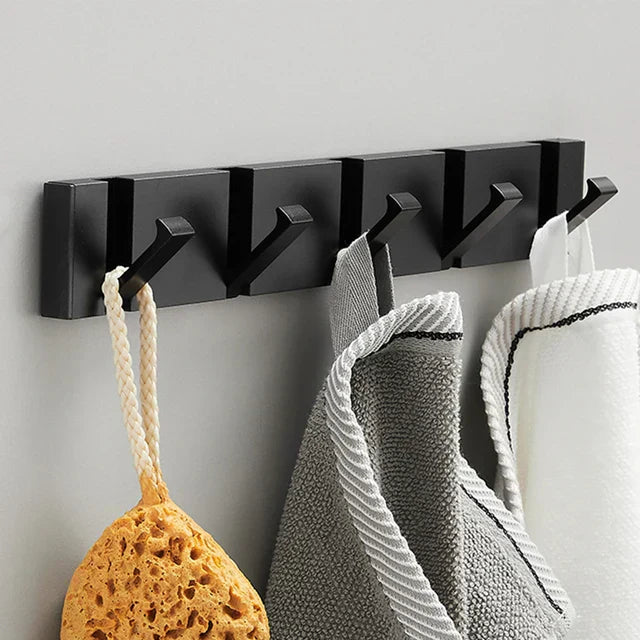StijlSpace Luxe Crochet Mural Pliable | Minimaliste & Durable en Acier Inoxydable