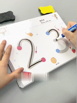 EasyLearn™ | Magisch Traceerwerkboek | Spelenderwijs Leren voor Kids (2–6 jaar)