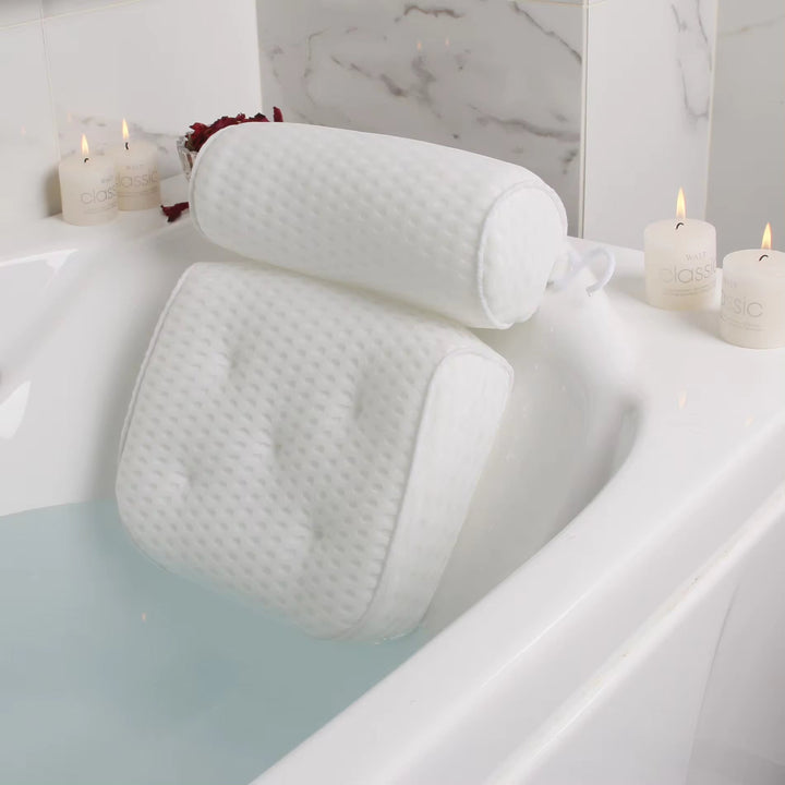 AquaLuxe Coussin de Bain Ergonomique | Antidérapant & Séchage Rapide | Confort de Luxe