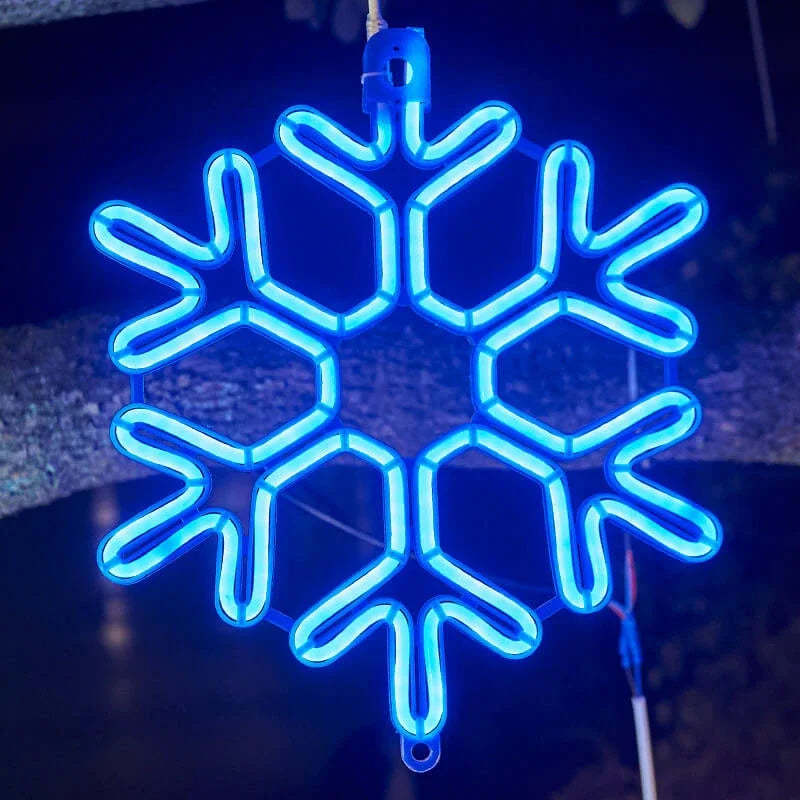Éclairage extérieur LED flocon de neige | Étanche IP65