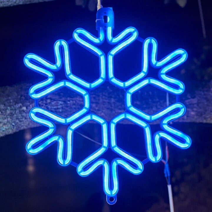 Éclairage extérieur LED flocon de neige | Étanche IP65