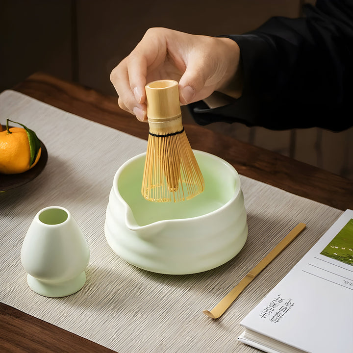 Matcha Set Ceramic | Traditional Japanese Porcelain Tea Set