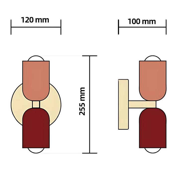 Applique Piccadilly | Lampe design colorée pour une ambiance ludique et moderne