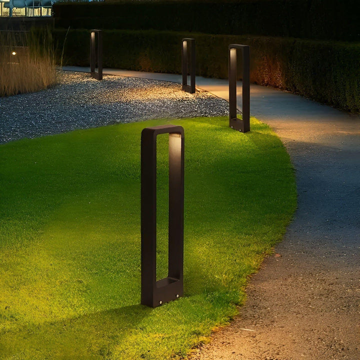 LumaPost | Lampe de jardin LED moderne en aluminium – IP65 Résistant aux intempéries