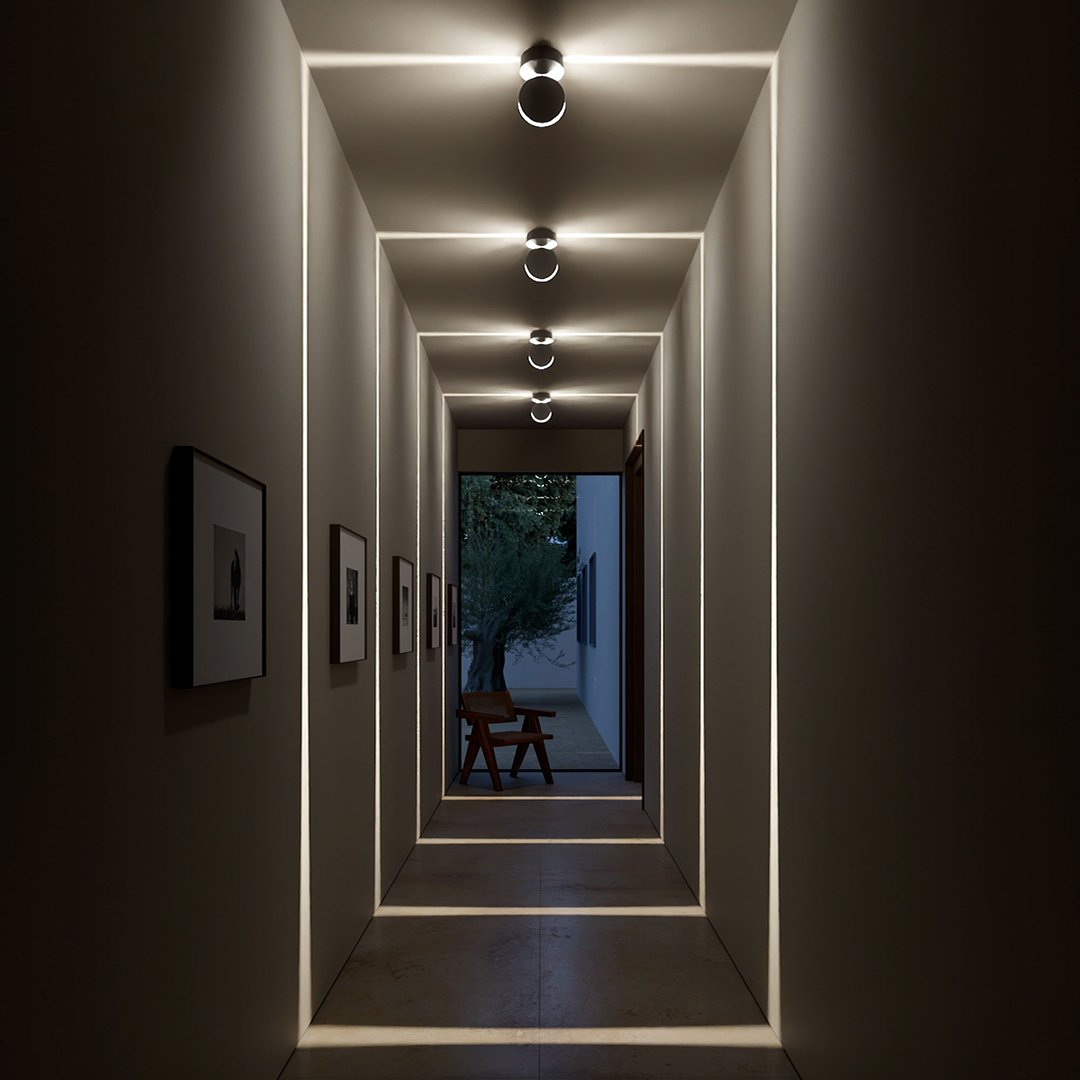 SPECTRA™ Applique LED | Lumière pivotante à 360° | Minimaliste Mat Blanc | Spectaculaire Jeu de Lumière