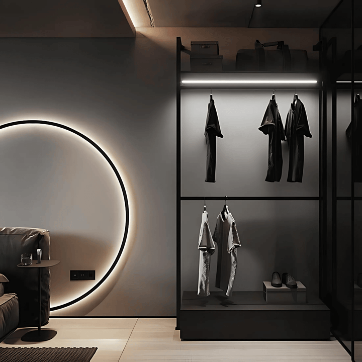 Applique murale Stellar | Applique murale moderne dimmable au design noir épuré