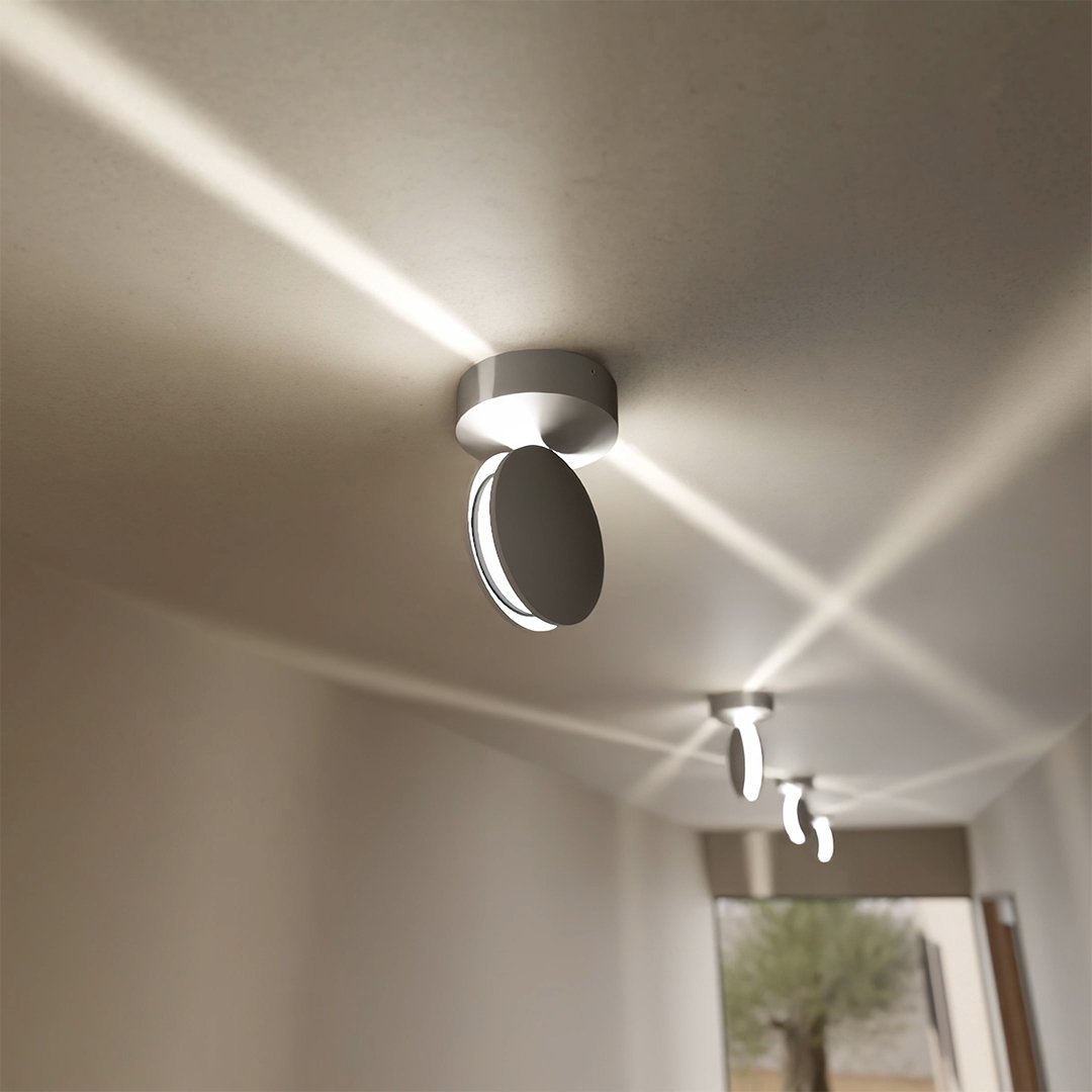 SPECTRA™ Applique LED | Lumière pivotante à 360° | Minimaliste Mat Blanc | Spectaculaire Jeu de Lumière