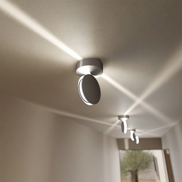SPECTRA™ Applique LED | Lumière pivotante à 360° | Minimaliste Mat Blanc | Spectaculaire Jeu de Lumière